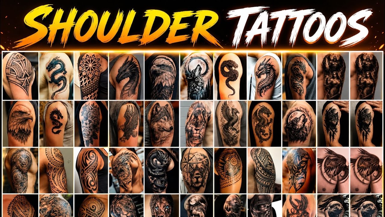 Top 50 Shoulder Tattoo Designs | Latest Shoulder Tattoos | Stylish Shoulder Tattoo Designs | Tattoos