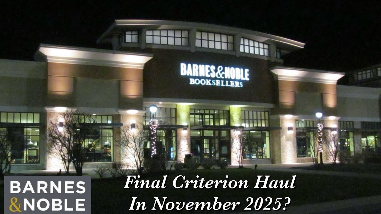 ФИНАЛЬНАЯ РАСПРОДАЖА BARNES & NOBLE CRITERION СО СКИДКОЙ 50% В НОЯБРЕ 2025 ГОДА? - ЭПИЗОД №41