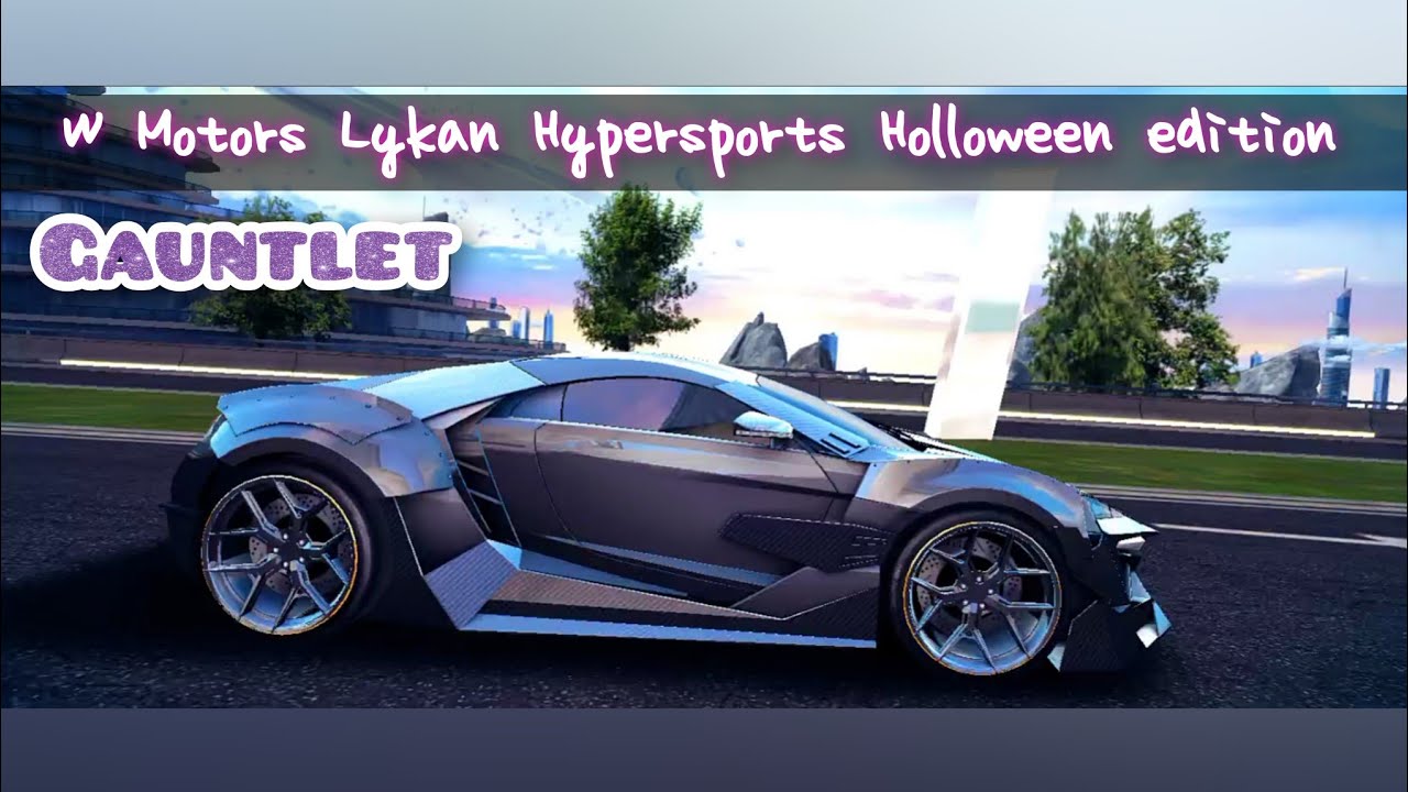 Asphalt 8 | Gauntlet with W Motors Lykan hypersports Halloween Edition