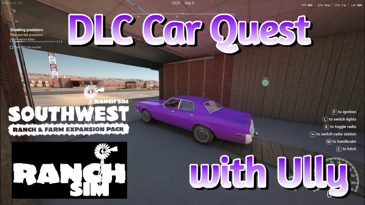 Ranch Simulator Tutorial #19: DLC Car Quest