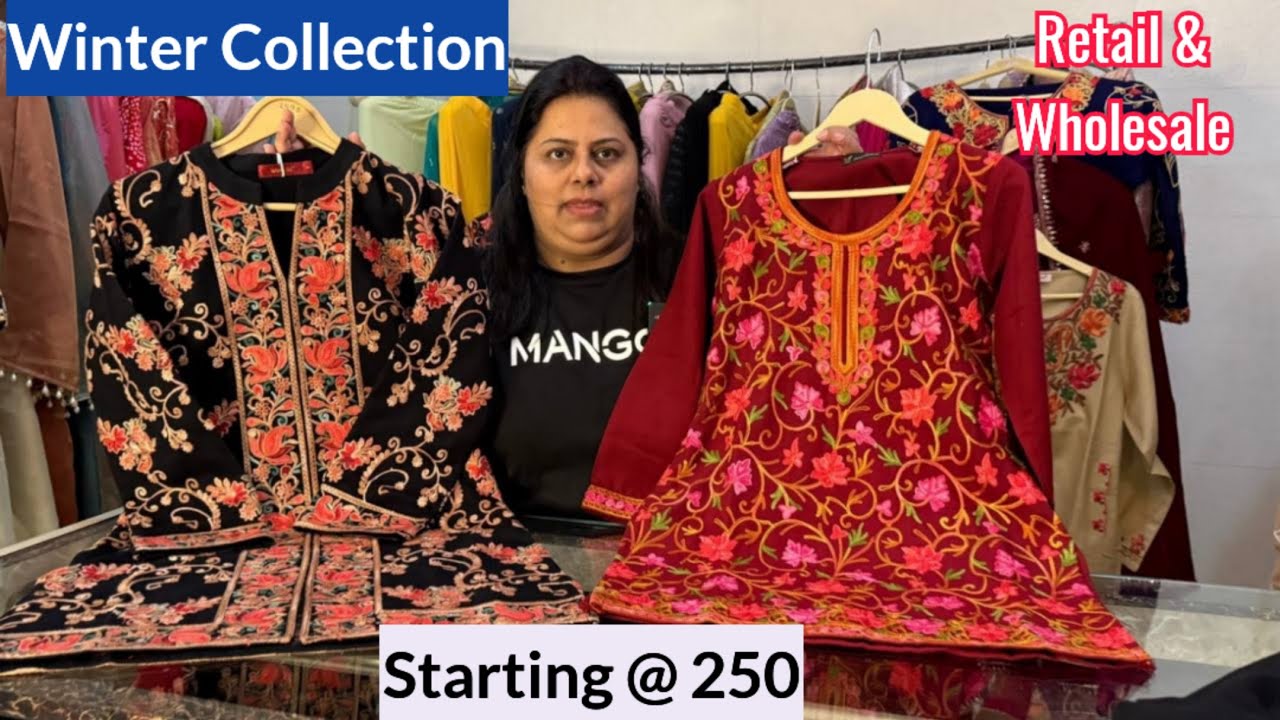 Winter Collection.Pashmina & Kashmiri Suits , imported Co-ord sets ,Cardigans , Phirans &Velvet Suit