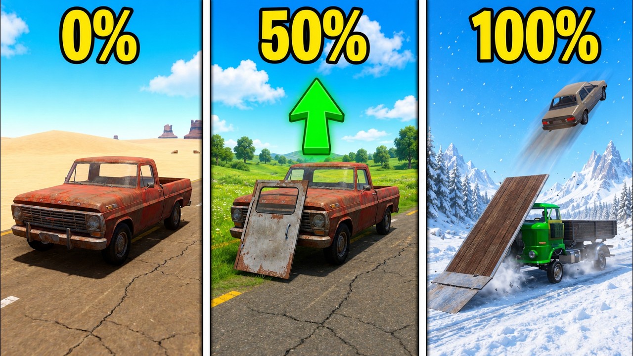 Я ПОСТРОИЛ ГРУЗОВИК ТРАМПЛИН в The Long Drive