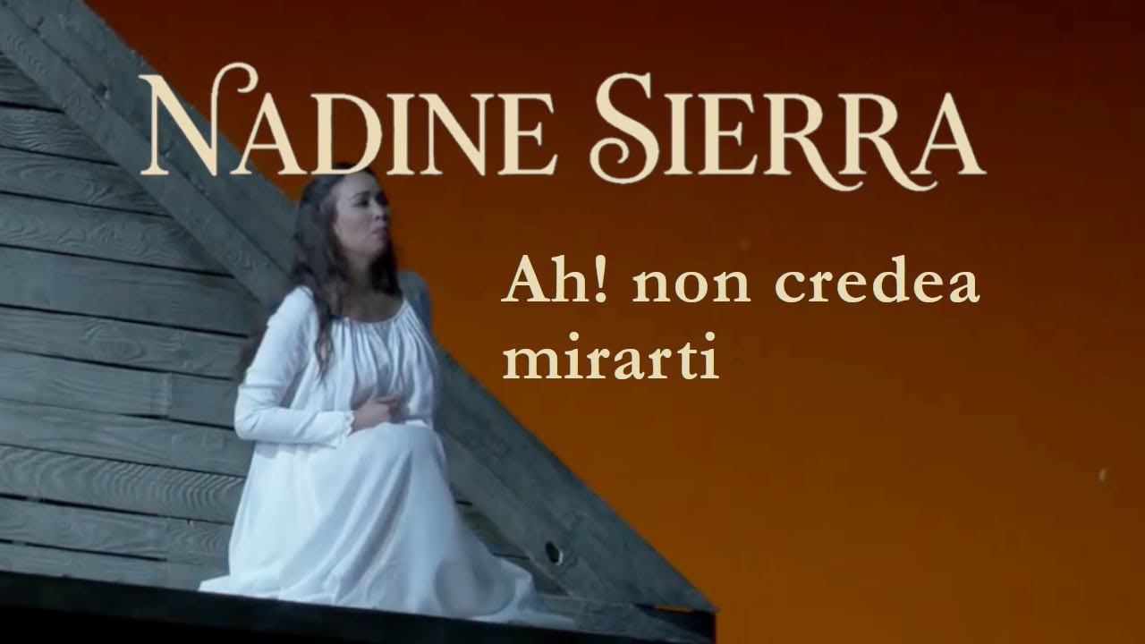 Nadine Sierra – Bellini: La sonnambula, “Ah! non credea mirarti” - English Subtitles