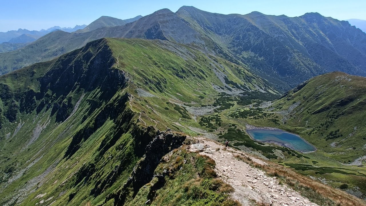 Grześ,Rakoń,Wołowiec, Jarząbczy,Kończysty, Trzydniowiański, Tatry Zachodnie.Piękny szlak.13 08 25