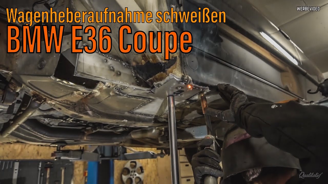 LB E36 Coupe | Wagenheberaufnahme / Schweller schweißen + Hinterachse raus | QUALITATIEF