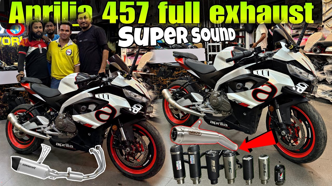aprilia rs 457 exhaust modified | aprilia rs 457 Modified | aprilia rs 457 exhaust akrapovic price