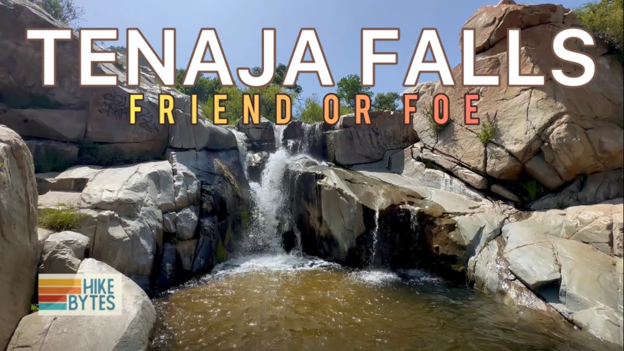 Dangerous TENAJA FALLS at San Mateo Canyon Near Temecula | How to Hike Around Waterfalls