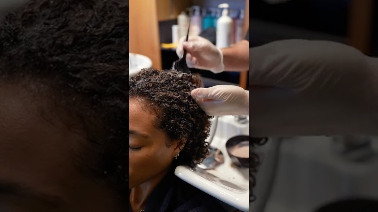 Highlights on short 3c/4a natural hair