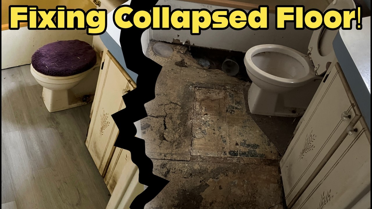 This Old Floor Was About To Collapse....