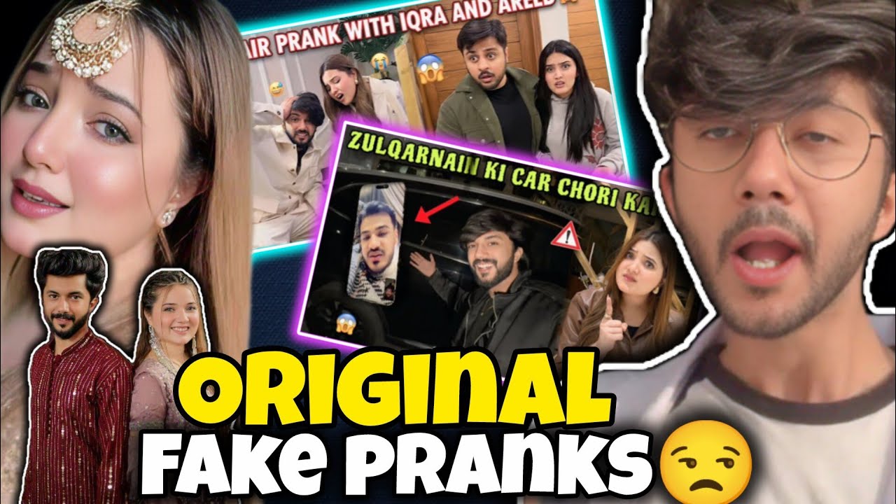 Fake Pranks of Rabeeca and Hussain‼️