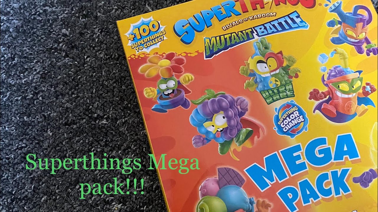 Opening a superthings mutant battle  mega pack!