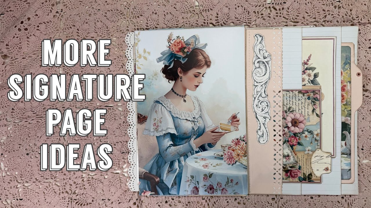 More Signature Page Ideas - Tea Themed Journal 