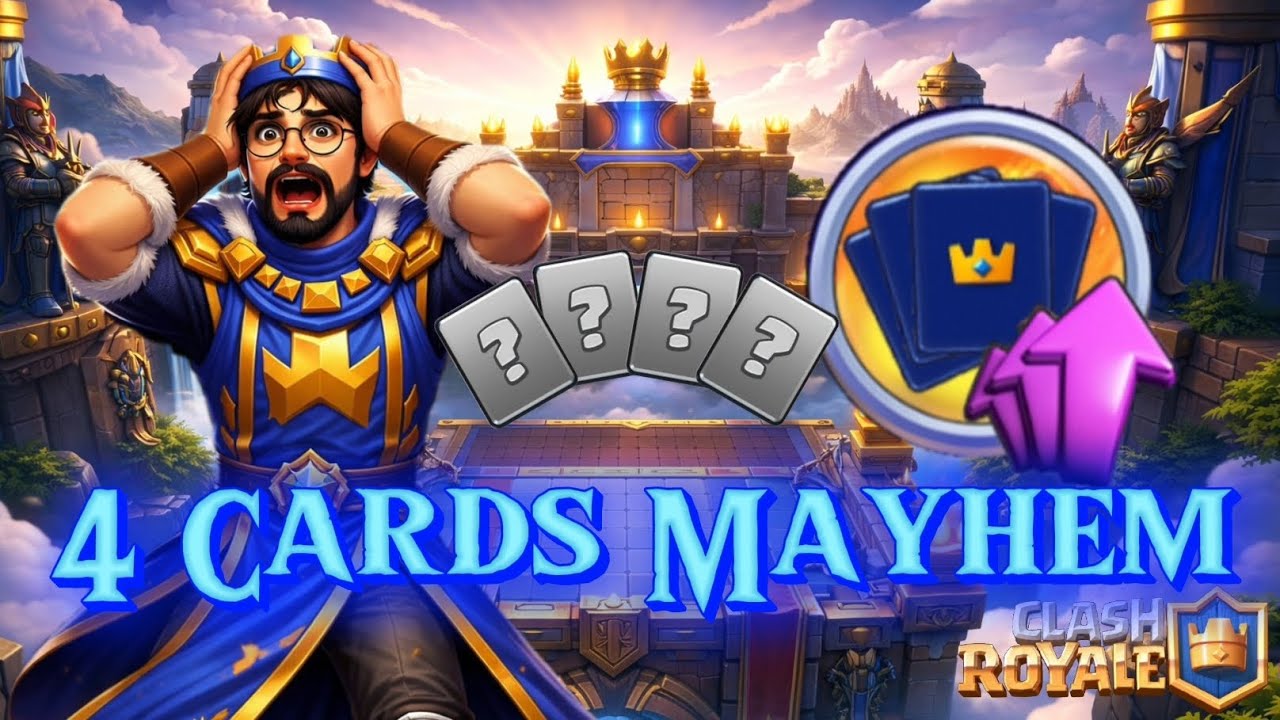 Clash Royale - This deck is SO GOOD in the 4 Cards Mayhem mode!