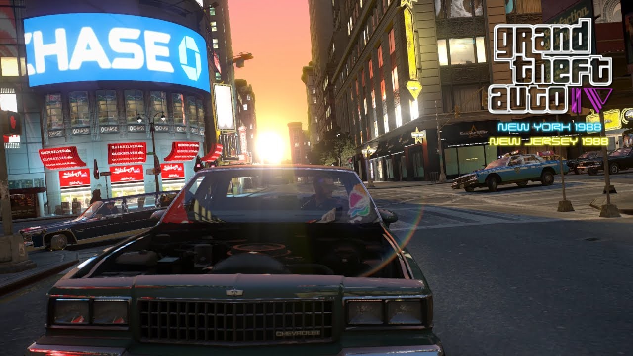 GTA IV: 1988 New York & New Jersey [Liberty City Map Overhaul]