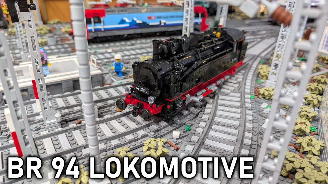 BR 94 Dampf-Lokomotive f&uuml;r die Stadt! &bull; BRICK WORLD KLEMMBAUSTEIN / LEGO UPDATE (477)