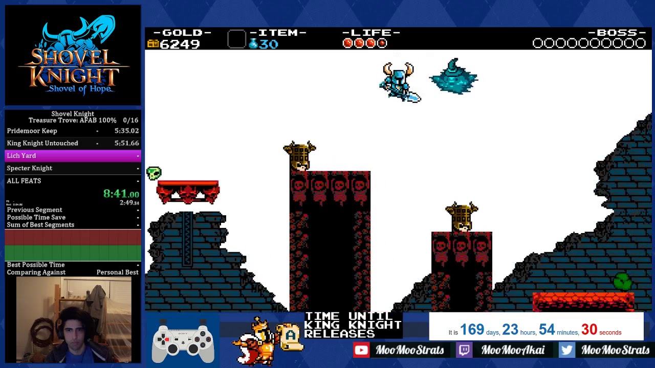 Shovel Knight: Treasure Trove - All Knights All Feats All Bosses 100% Speedrun 6:45:21