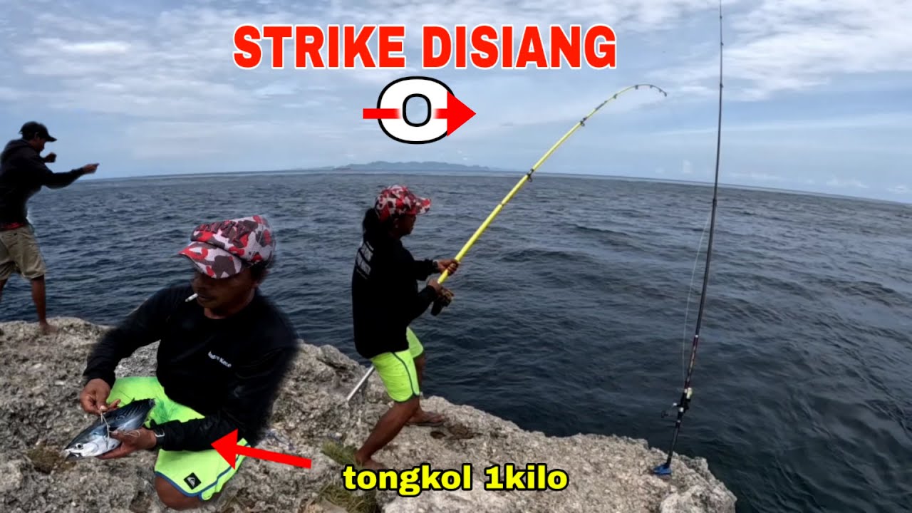 ⛔Umpan tongkol satu kilo dihajar monster❗ di siang bolong