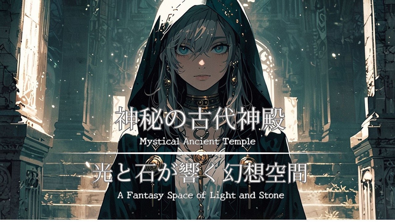 【ケルト音楽/作業用BGM】神秘の古代神殿｜光と石が響く幻想空間（夜・集中）｜Fantasy Celtic Music