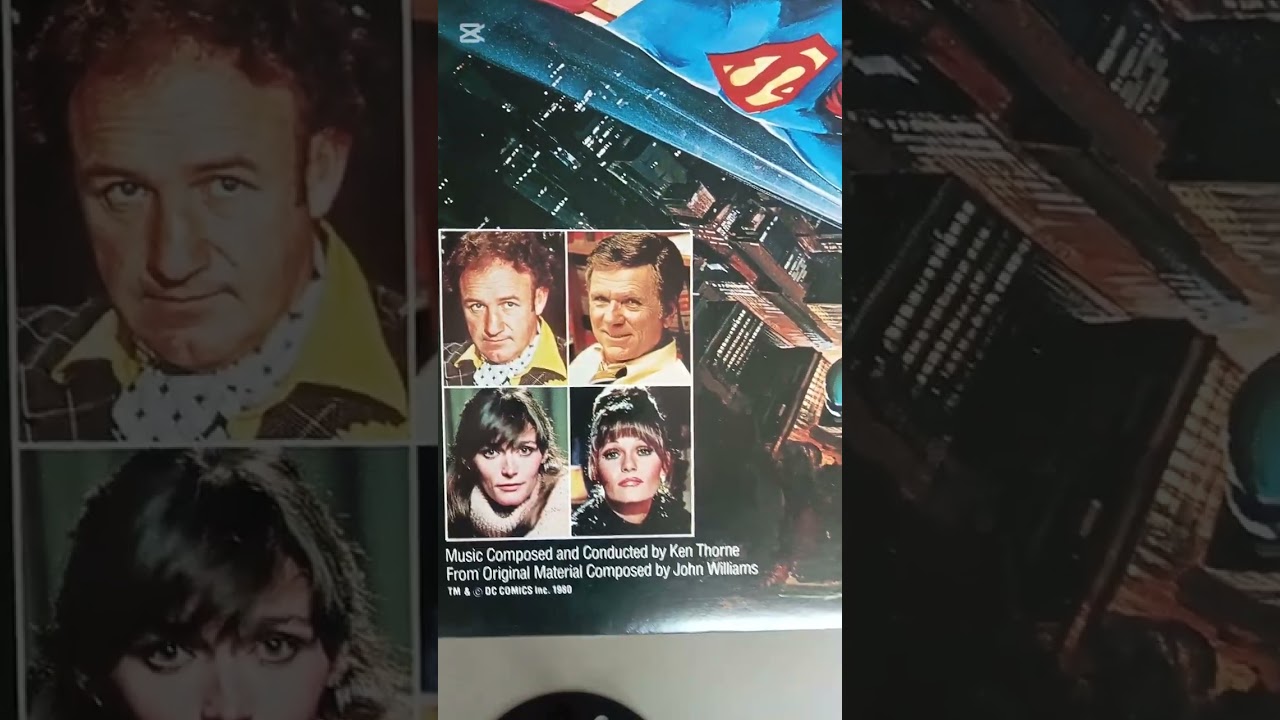 Disco LP Vinilo de Superman The Movie y Superman II.