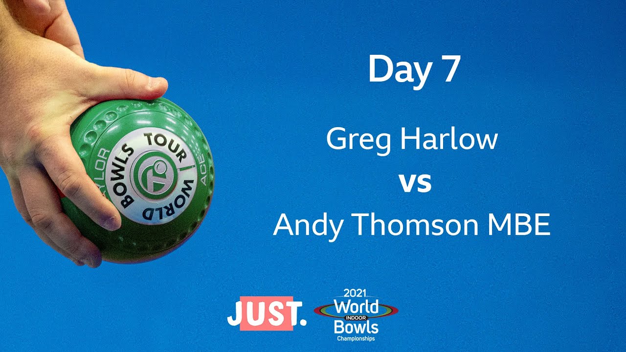 2021 World Indoor Bowls Championships - Day 7 Session 2: Greg Harlow vs Andy Thomson MBE