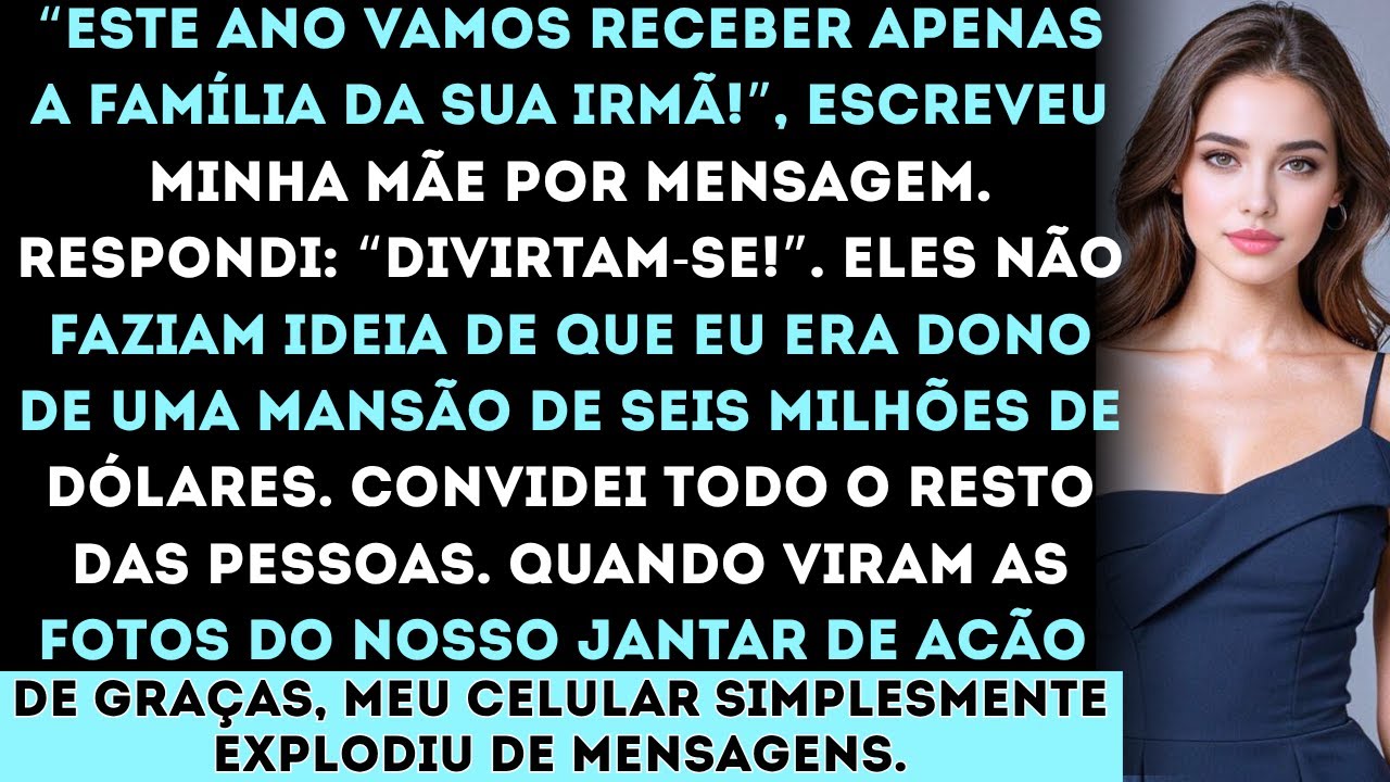 “Não fui convidado para o Dia de Ação de Graças este ano. Então, convidei todo o resto das pessoas..