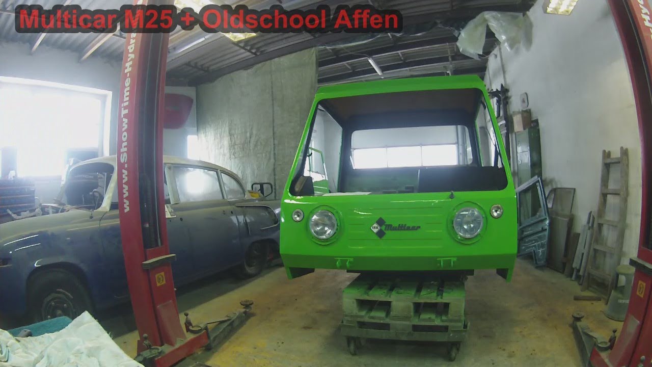 Multicar M25 Karosse Teil.8 mit den Oldschool Affen