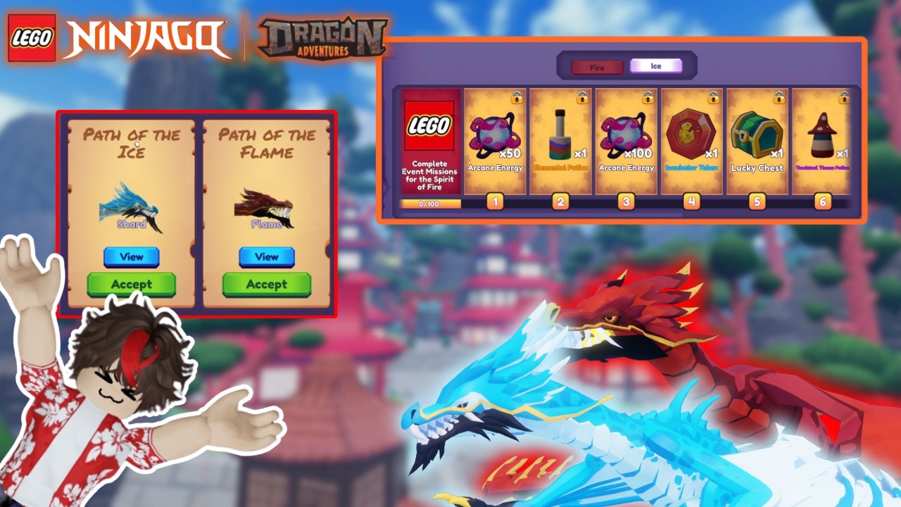 Осколок и Пламя!! {Dragon Adventures X Lego Ninjago, неделя 1}