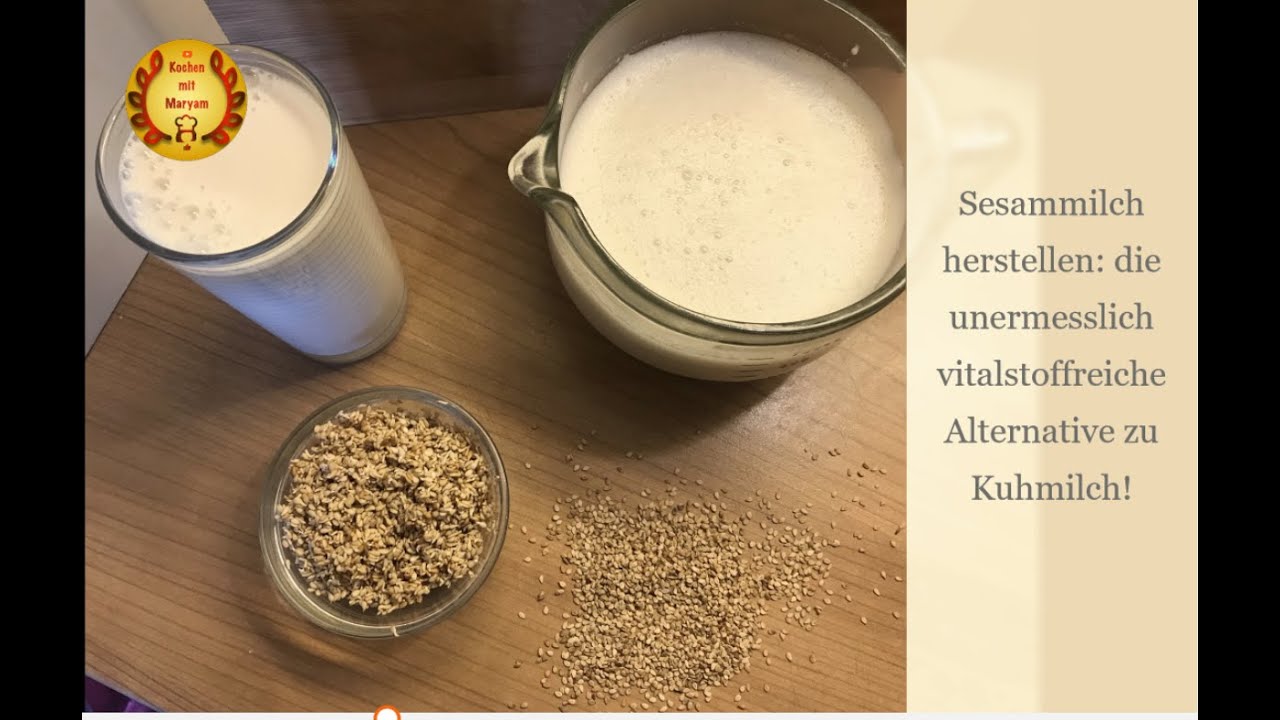 Sesammilch herstellen: Die unermesslich vitalstoffreiche Alternative zu Kuhmilch!