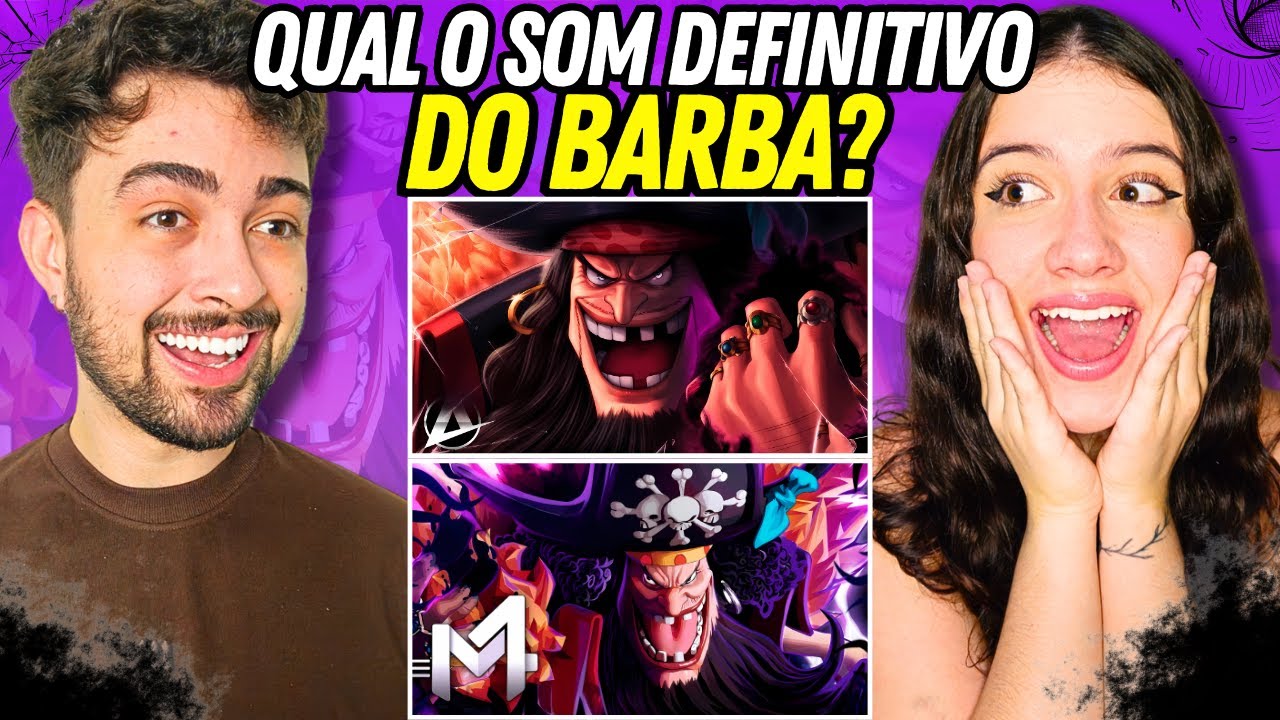 2 em 1 Barba Negra | AniRap + M4rkim (One Piece) React