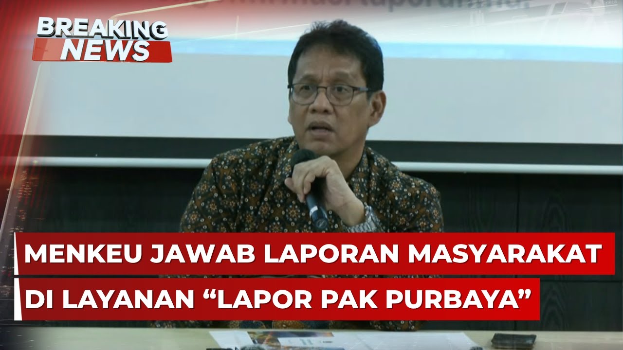 BREAKING NEWS - Menkeu Purbaya Update Laporan Masyarakat hingga Redenominasi Rupiah