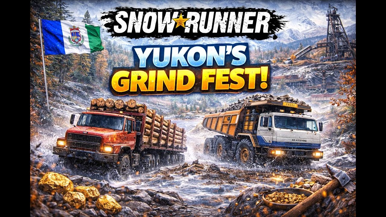 Yukon Grind Continues! | I LOVE THIS MAP |  SNOWRUNNER CO-OP