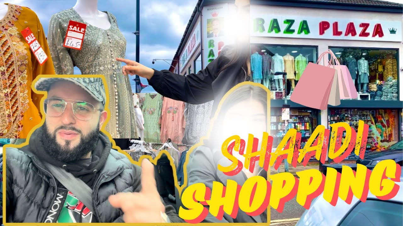 Shadi Shopping Shuru Ho Gai 🎊 We Buy The Girls Outfits from Alum Rock Road 🛍️ #shaadi #shadi