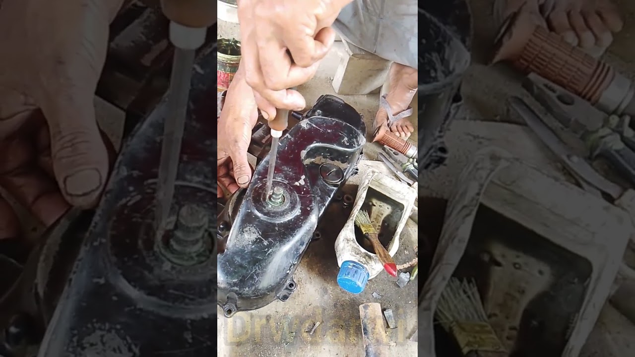 Cara memperbaiki enkol motor Mio bergoyang 