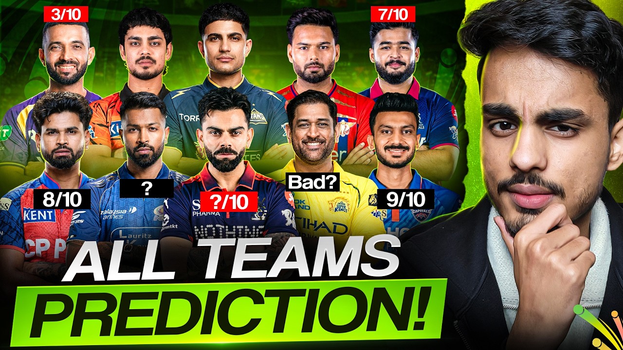 IPL 2026 : Rating All 10 Teams & TOP 4 Playoffs Prediction! | Cric Point