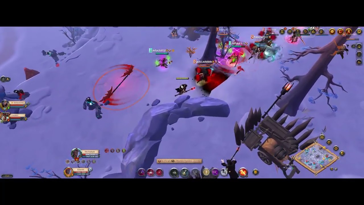 t6-t7 Havoc Comp Hitsquad v t8 Healer-less ALOPECIA part1 - demonic staff