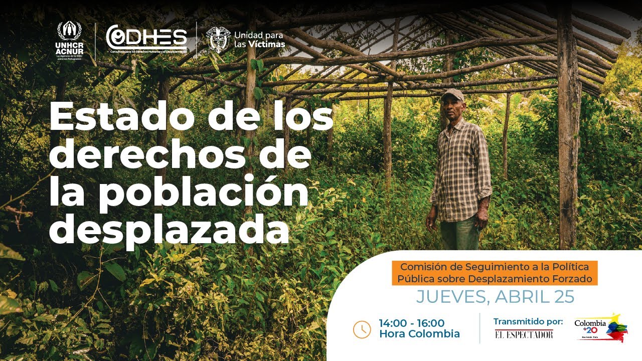 Estado de los derechos de la población desplazada | Colombia +20