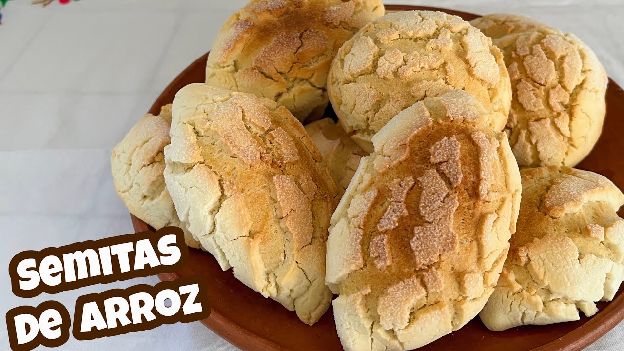 Como hacer SEMITAS DE ARROZ -Panadería Salvadoreña y Centroamericana