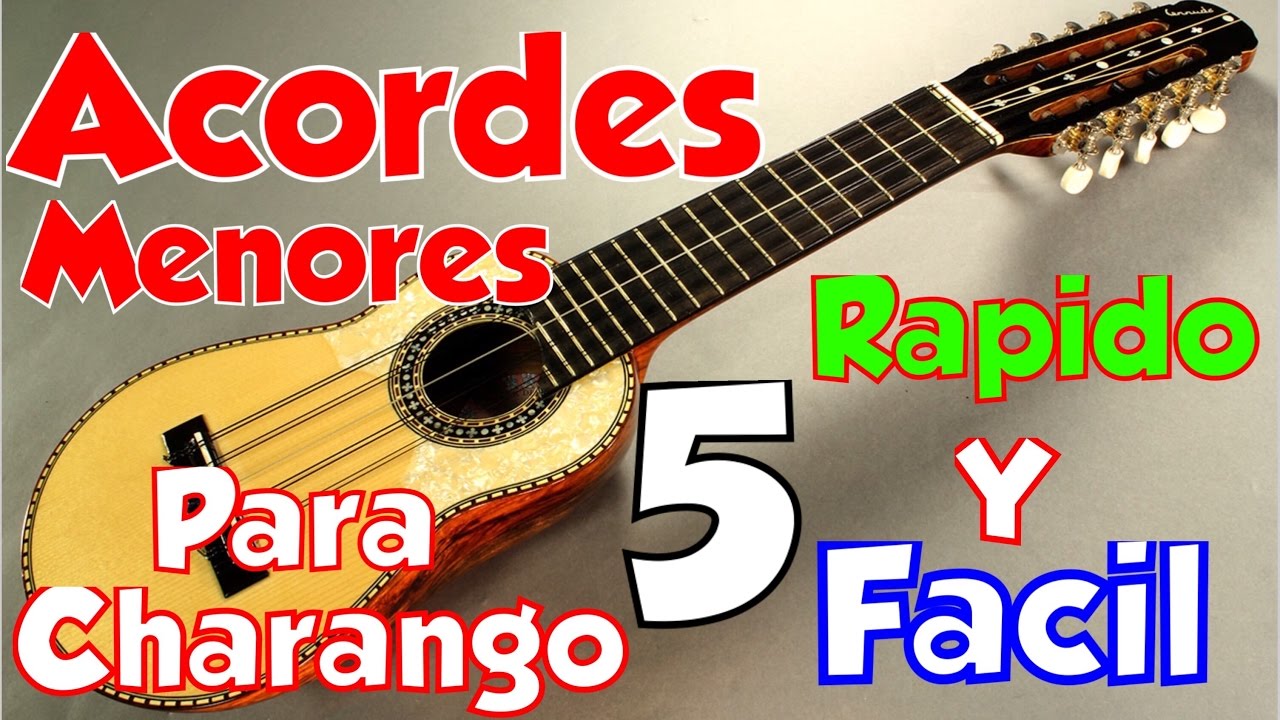 acordes menores para charango (SOL menor)