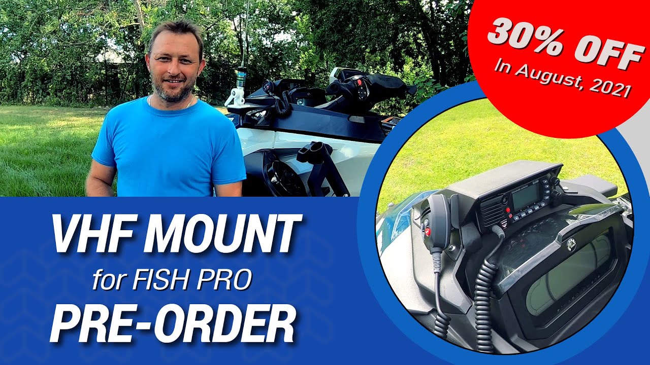 VHF MOUNT for FISH PRO PRE-ORDER