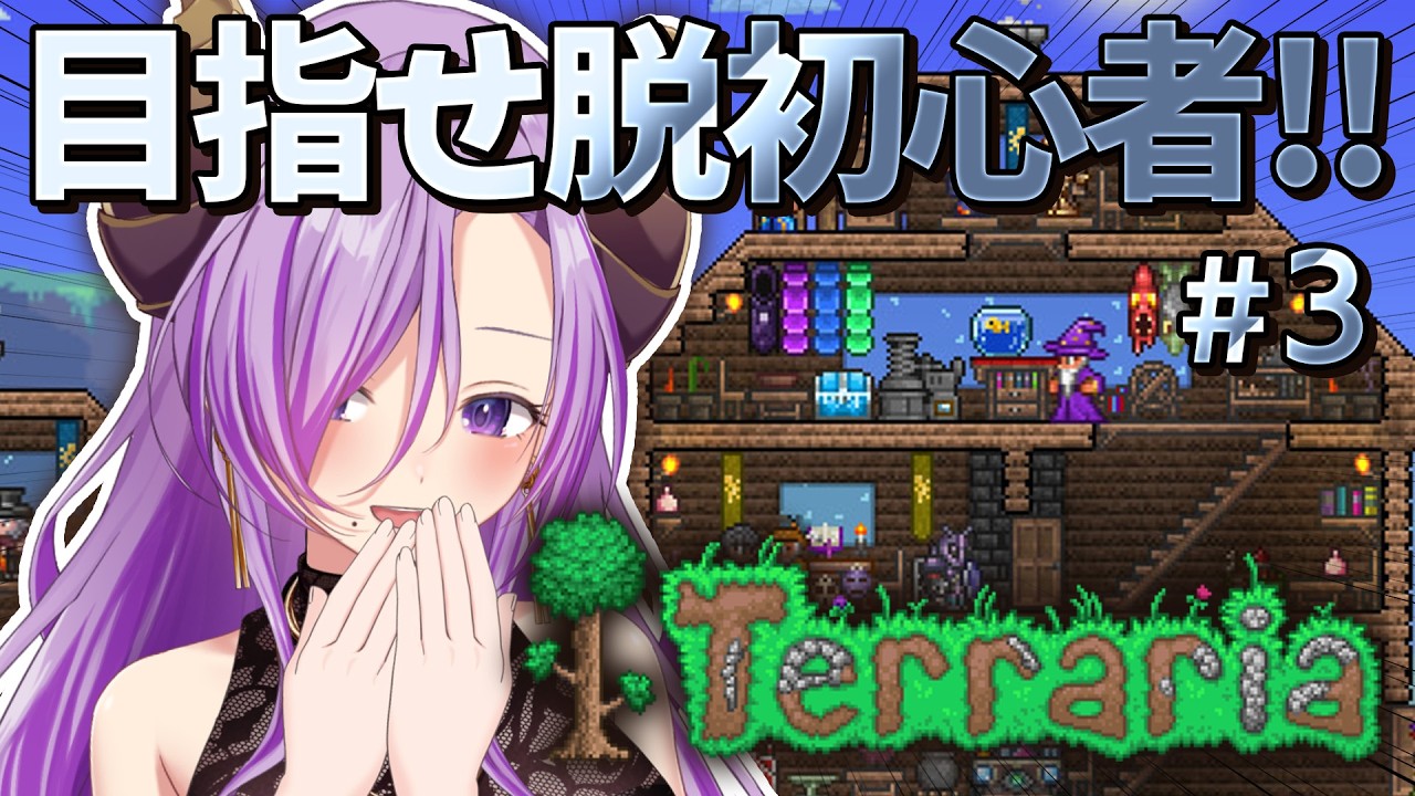 【Terraria】脱初心者目指して、冒険の旅！【西園寺メアリ / ななしいんく】