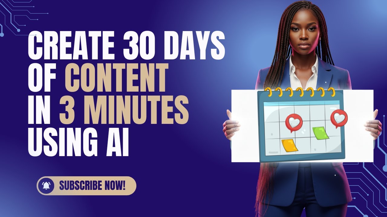 AI for Concepts, Images and Content Calendar