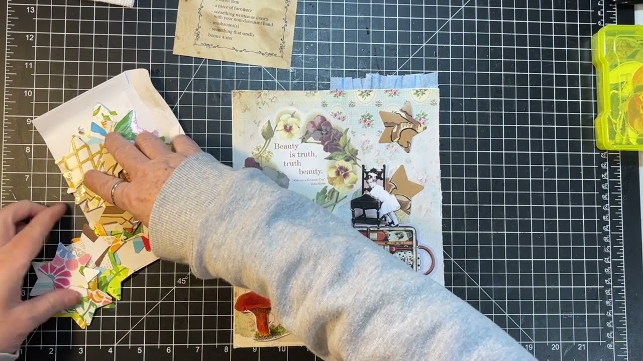 #2022planner - Margarete Miller Challenge - Random Makes with Tim Holtz Ephemera!