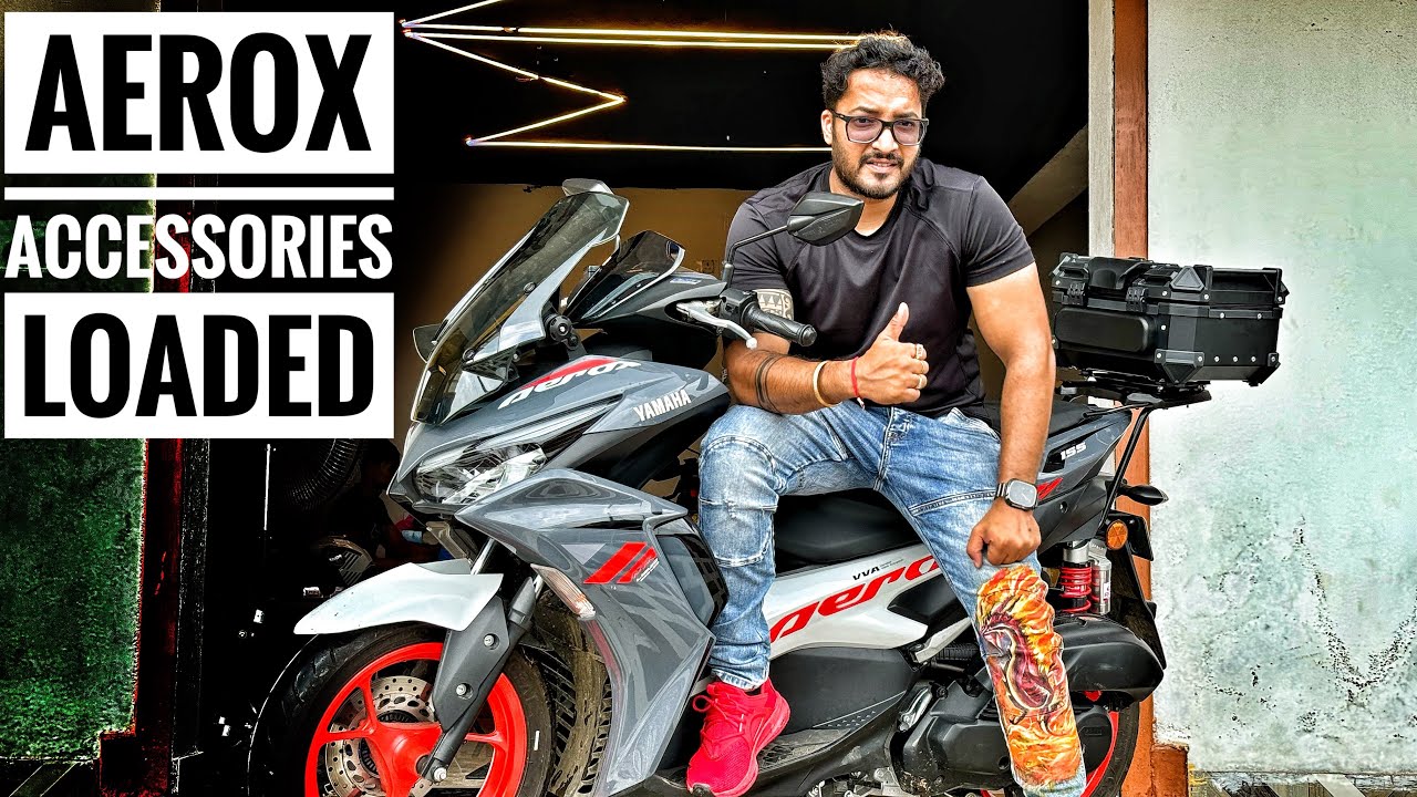 Getting my Aerox Accessory Loaded | Touring Setup on Aerox 155
