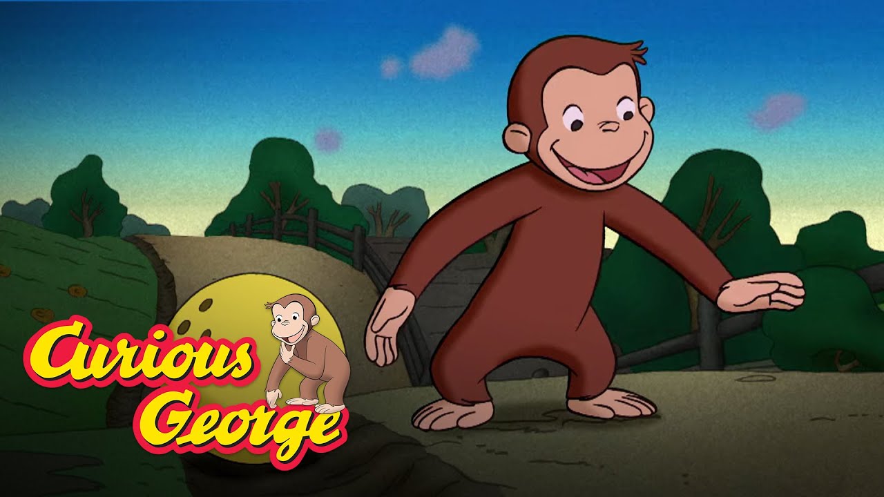 Real Life Bowling 🐵 Curious George 🐵Kids Cartoon 🐵 Kids Movies 🐵Videos for Kids