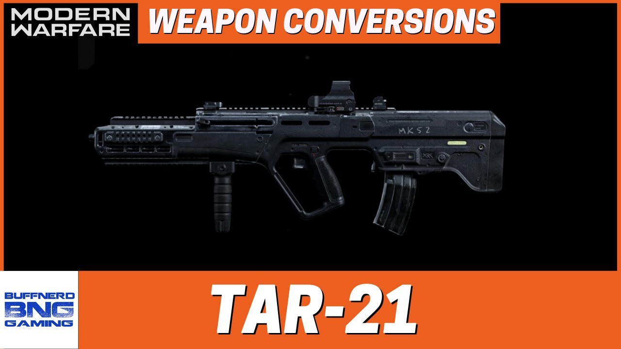 Модификация оружия IWI Tavor TAR-21 для Call Of Duty Modern Warfare