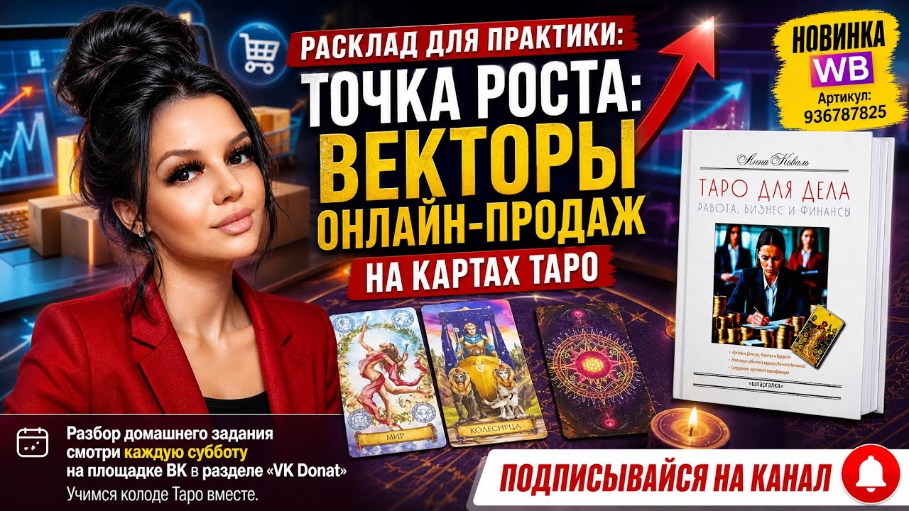 ✅Расклад для практики: «Точка роста: Векторы онлайн-продаж» 📈