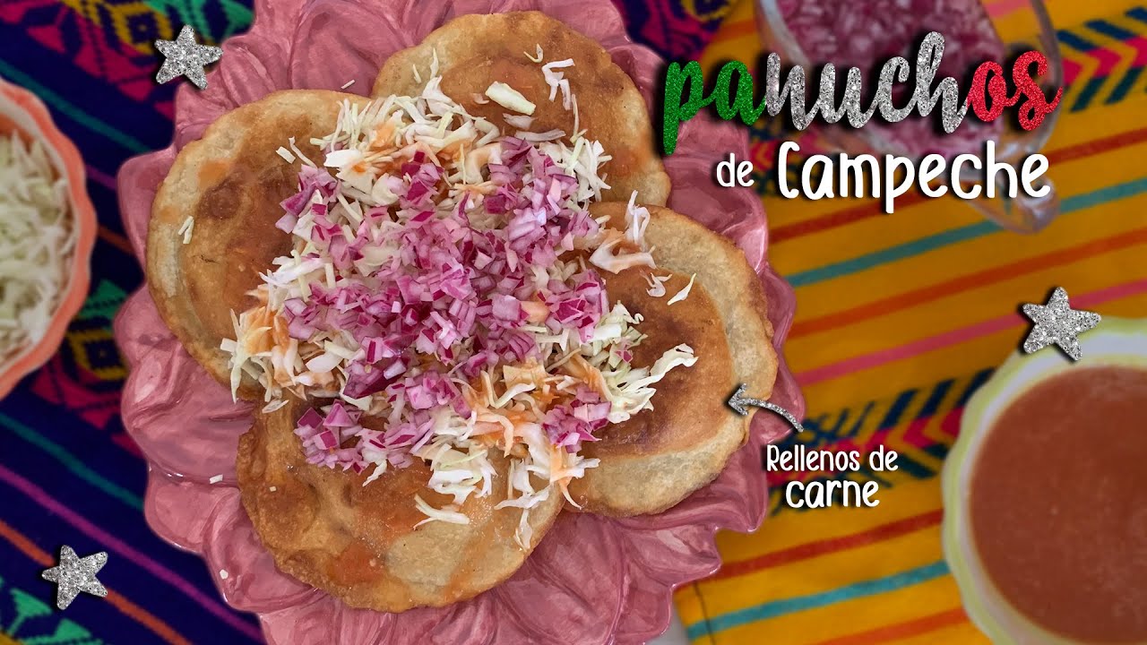 🇲🇽 PANUCHOS CAMPECHANOS - Recetas tradicionales MEXICANAS