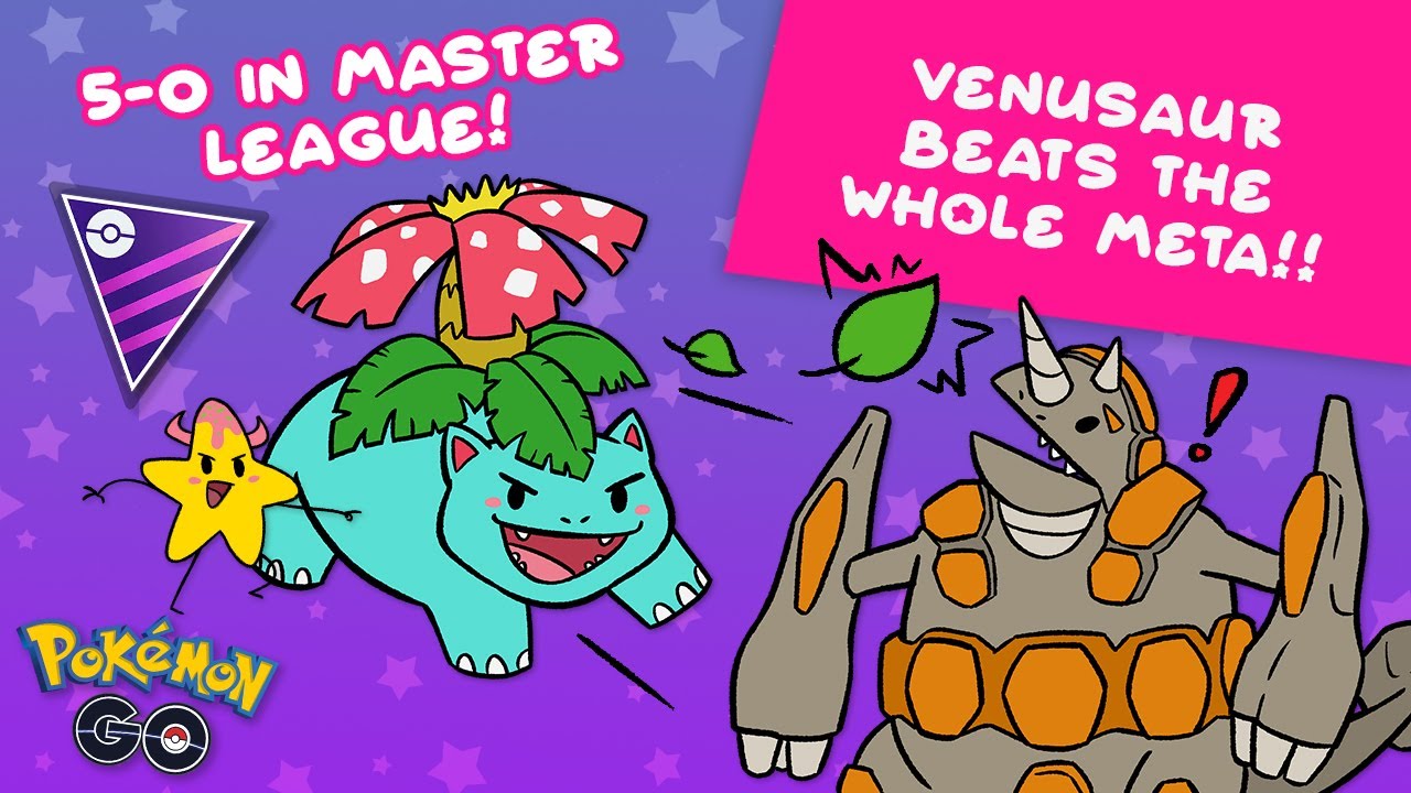 VENUSAUR IS THE SAUCE IN MASTER LEAGUE!! Everyone Is Weak To It!- Pokémon GO Battle League