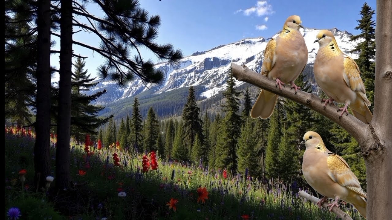 Relaxing Bird 🐦 Chirping. Nature 🌿 Sounds 🌲