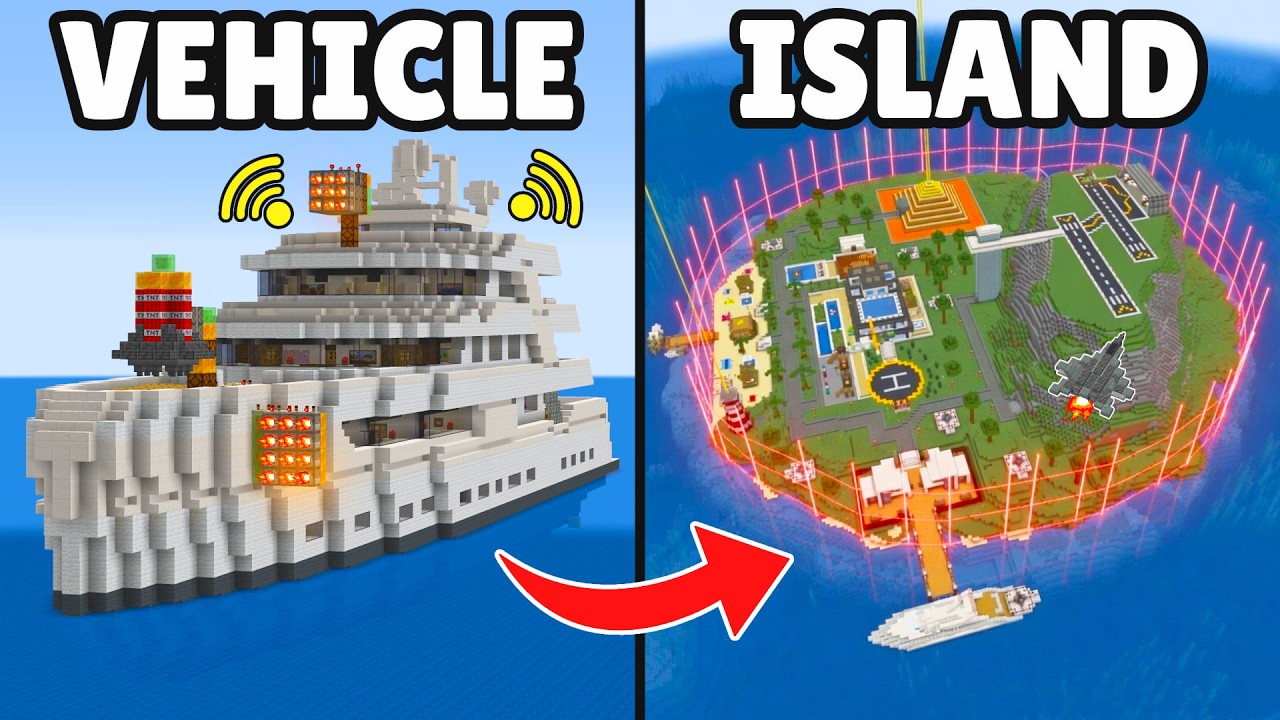💀WORLD'S Safest PRIVATE ISLAND in Minecraft! (No Mods)